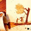 Funny holidays - Day of landscapes painted with tea