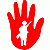 UN Holidays - International Children of Soldiers Day (Red Hand Day)